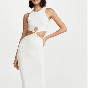 Lioness White Cutout Midi Dress